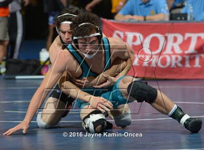 Thumbnail 3 in CIF Southern Section Masters Wrestling Championships (Semifinals) photogallery.