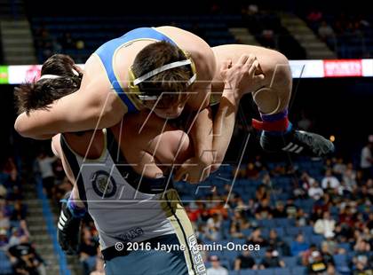 Thumbnail 2 in CIF Southern Section Masters Wrestling Championships (Semifinals) photogallery.