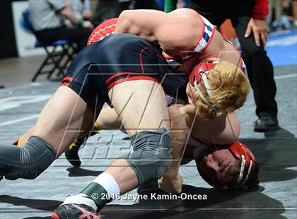 Thumbnail 3 in CIF Southern Section Masters Wrestling Championships (Semifinals) photogallery.