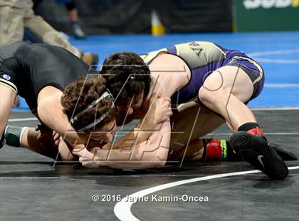 Thumbnail 2 in CIF Southern Section Masters Wrestling Championships (Semifinals) photogallery.