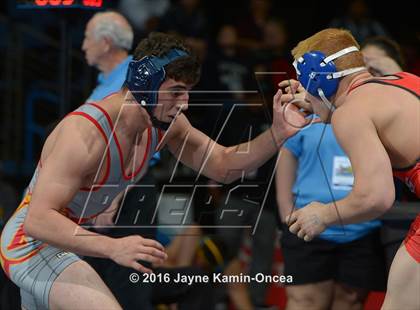Thumbnail 2 in CIF Southern Section Masters Wrestling Championships (Semifinals) photogallery.