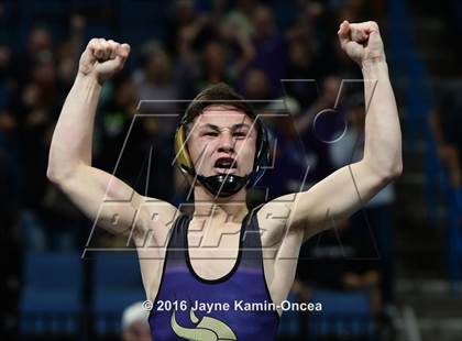 Thumbnail 2 in CIF Southern Section Masters Wrestling Championships (Semifinals) photogallery.