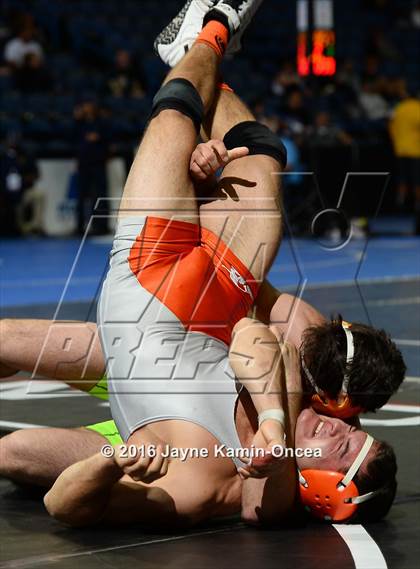 Thumbnail 2 in CIF Southern Section Masters Wrestling Championships (Semifinals) photogallery.