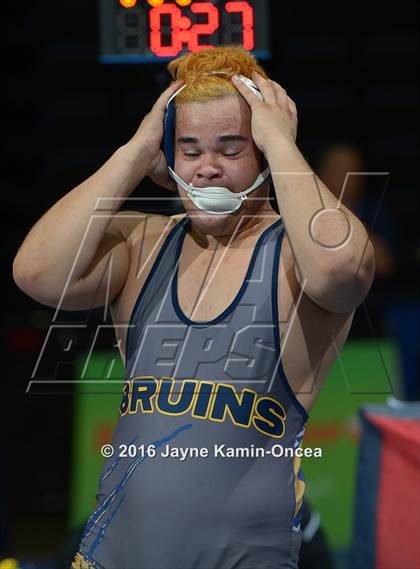 Thumbnail 2 in CIF Southern Section Masters Wrestling Championships (Semifinals) photogallery.