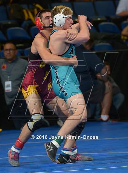 Thumbnail 3 in CIF Southern Section Masters Wrestling Championships (Semifinals) photogallery.