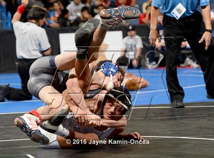 Thumbnail 3 in CIF Southern Section Masters Wrestling Championships (Semifinals) photogallery.