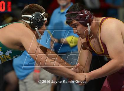 Thumbnail 2 in CIF Southern Section Masters Wrestling Championships (Semifinals) photogallery.