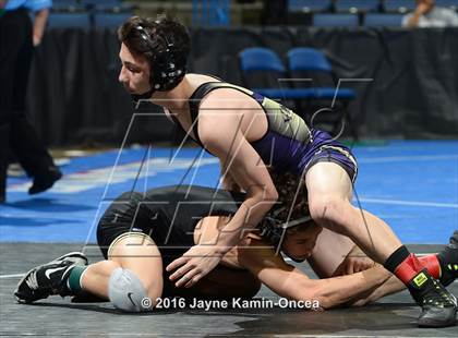 Thumbnail 3 in CIF Southern Section Masters Wrestling Championships (Semifinals) photogallery.