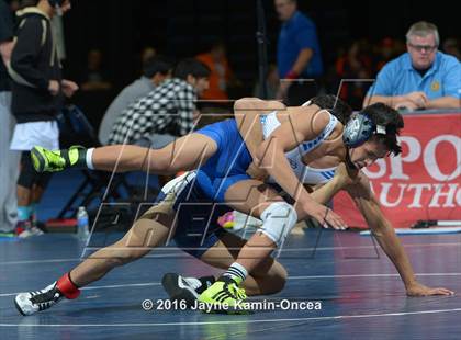 Thumbnail 2 in CIF Southern Section Masters Wrestling Championships (Semifinals) photogallery.