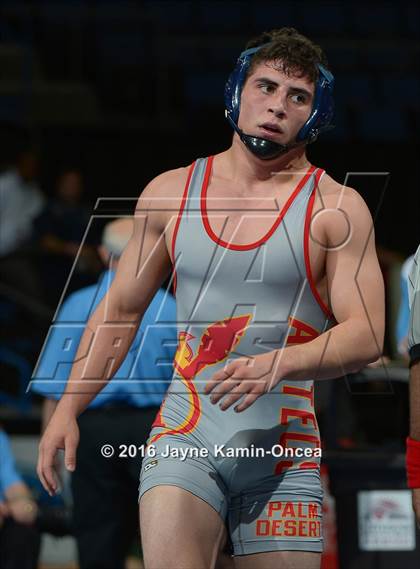 Thumbnail 2 in CIF Southern Section Masters Wrestling Championships (Semifinals) photogallery.