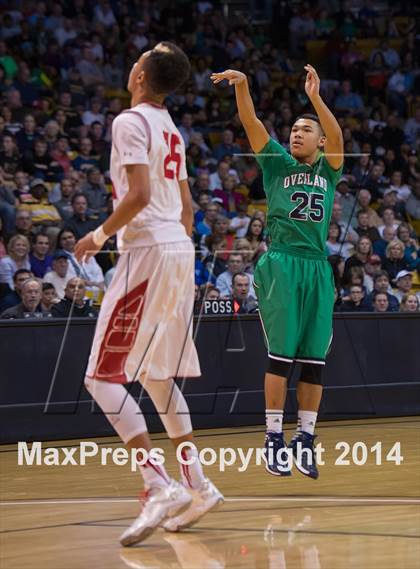 Thumbnail 1 in Overland vs. Denver East (CHSAA 5A Semifinal) photogallery.