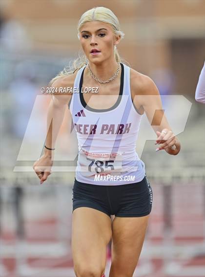 Thumbnail 2 in UIL Track & Field 6A Region 3 Regional Final Preliminaries (100 Meter Hurdles) photogallery.
