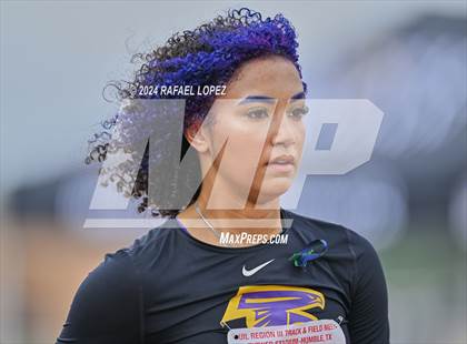Thumbnail 1 in UIL Track & Field 6A Region 3 Regional Final Preliminaries (100 Meter Hurdles) photogallery.