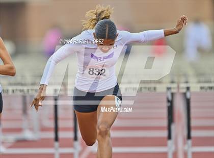 Thumbnail 1 in UIL Track & Field 6A Region 3 Regional Final Preliminaries (100 Meter Hurdles) photogallery.