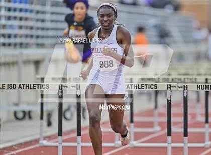 Thumbnail 1 in UIL Track & Field 6A Region 3 Regional Final Preliminaries (100 Meter Hurdles) photogallery.