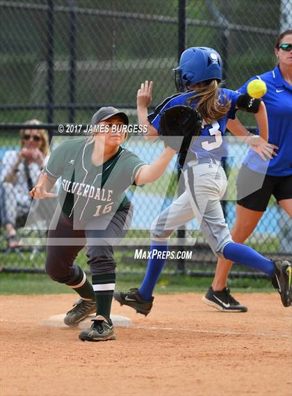 Thumbnail 2 in Girls Prep vs Silverdale Academy photogallery.