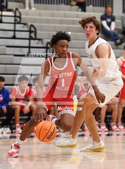 Thumbnail 2 in Clayton Valley Charter vs. Bishop Manogue (The Holiday Classic 2022) photogallery.