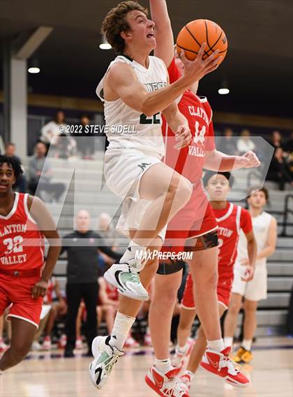 Thumbnail 1 in Clayton Valley Charter vs. Bishop Manogue (The Holiday Classic 2022) photogallery.