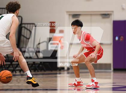 Thumbnail 3 in Clayton Valley Charter vs. Bishop Manogue (The Holiday Classic 2022) photogallery.