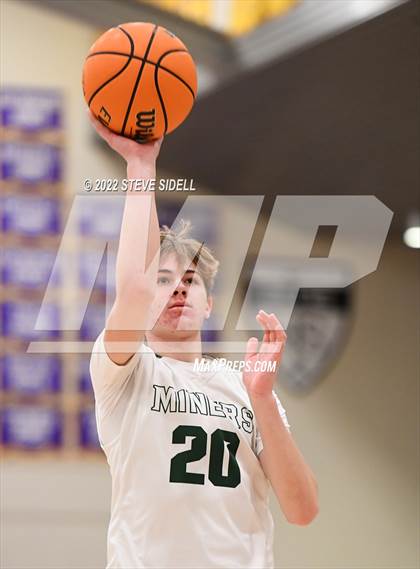 Thumbnail 1 in Clayton Valley Charter vs. Bishop Manogue (The Holiday Classic 2022) photogallery.