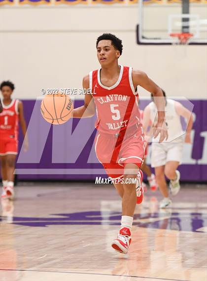 Thumbnail 1 in Clayton Valley Charter vs. Bishop Manogue (The Holiday Classic 2022) photogallery.