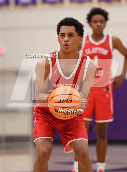 Thumbnail 2 in Clayton Valley Charter vs. Bishop Manogue (The Holiday Classic 2022) photogallery.