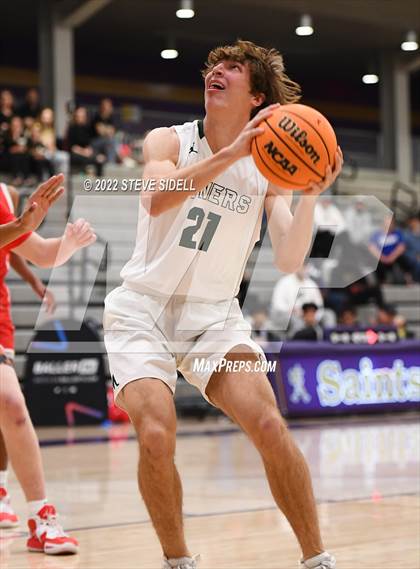 Thumbnail 1 in Clayton Valley Charter vs. Bishop Manogue (The Holiday Classic 2022) photogallery.