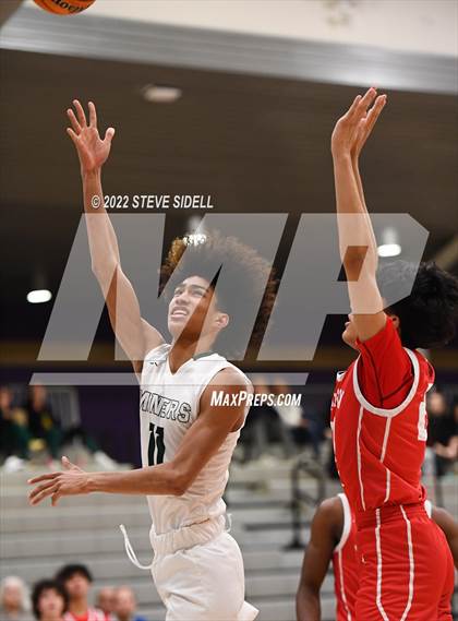 Thumbnail 1 in Clayton Valley Charter vs. Bishop Manogue (The Holiday Classic 2022) photogallery.