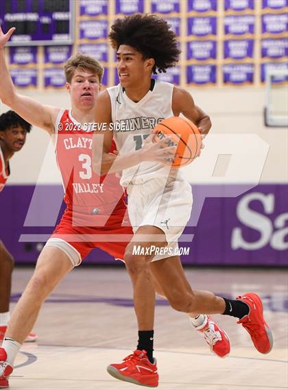 Thumbnail 2 in Clayton Valley Charter vs. Bishop Manogue (The Holiday Classic 2022) photogallery.