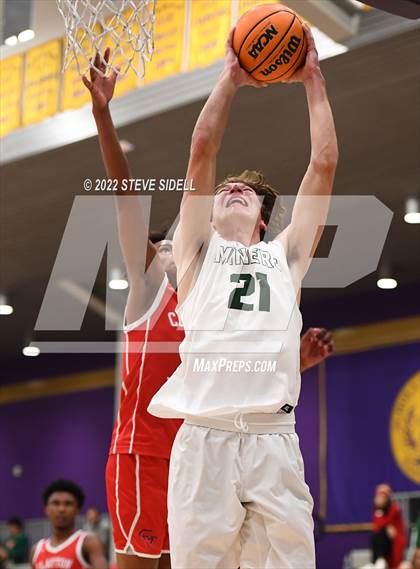 Thumbnail 2 in Clayton Valley Charter vs. Bishop Manogue (The Holiday Classic 2022) photogallery.