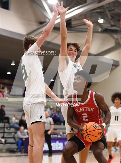 Thumbnail 3 in Clayton Valley Charter vs. Bishop Manogue (The Holiday Classic 2022) photogallery.