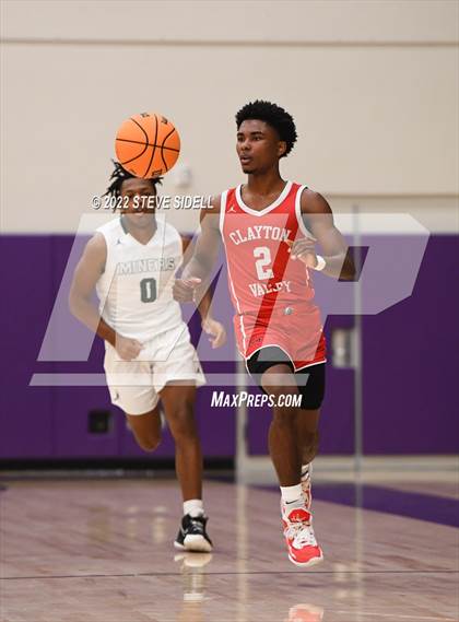 Thumbnail 3 in Clayton Valley Charter vs. Bishop Manogue (The Holiday Classic 2022) photogallery.