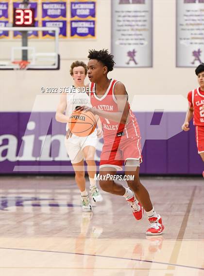Thumbnail 2 in Clayton Valley Charter vs. Bishop Manogue (The Holiday Classic 2022) photogallery.