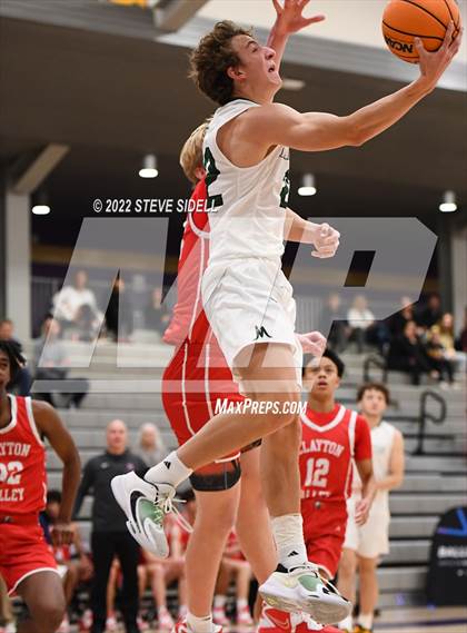 Thumbnail 2 in Clayton Valley Charter vs. Bishop Manogue (The Holiday Classic 2022) photogallery.