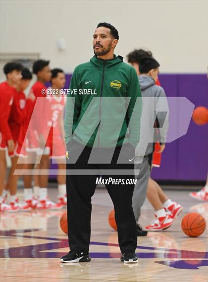 Thumbnail 2 in Clayton Valley Charter vs. Bishop Manogue (The Holiday Classic 2022) photogallery.