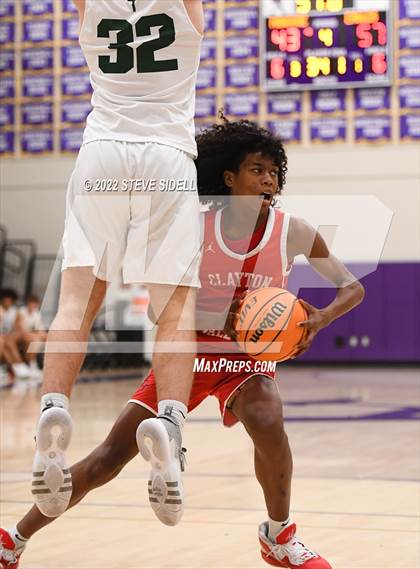Thumbnail 3 in Clayton Valley Charter vs. Bishop Manogue (The Holiday Classic 2022) photogallery.