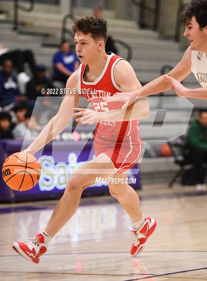 Thumbnail 2 in Clayton Valley Charter vs. Bishop Manogue (The Holiday Classic 2022) photogallery.