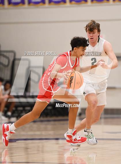 Thumbnail 3 in Clayton Valley Charter vs. Bishop Manogue (The Holiday Classic 2022) photogallery.