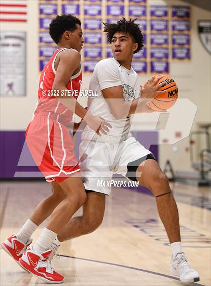 Thumbnail 2 in Clayton Valley Charter vs. Bishop Manogue (The Holiday Classic 2022) photogallery.