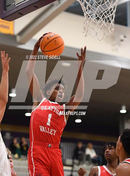 Thumbnail 3 in Clayton Valley Charter vs. Bishop Manogue (The Holiday Classic 2022) photogallery.