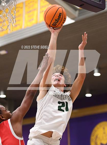 Thumbnail 1 in Clayton Valley Charter vs. Bishop Manogue (The Holiday Classic 2022) photogallery.
