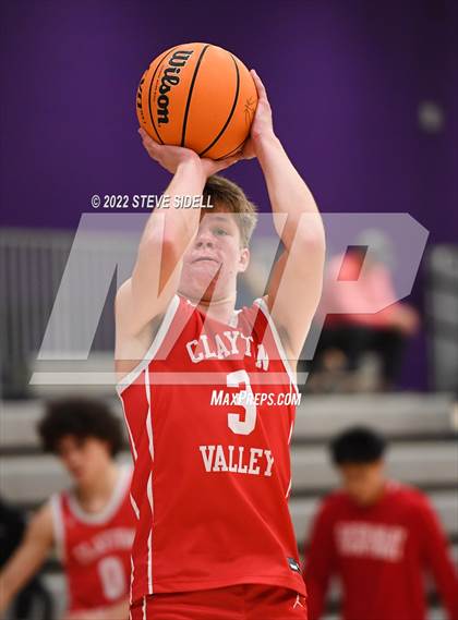 Thumbnail 1 in Clayton Valley Charter vs. Bishop Manogue (The Holiday Classic 2022) photogallery.