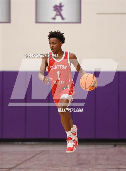 Thumbnail 2 in Clayton Valley Charter vs. Bishop Manogue (The Holiday Classic 2022) photogallery.