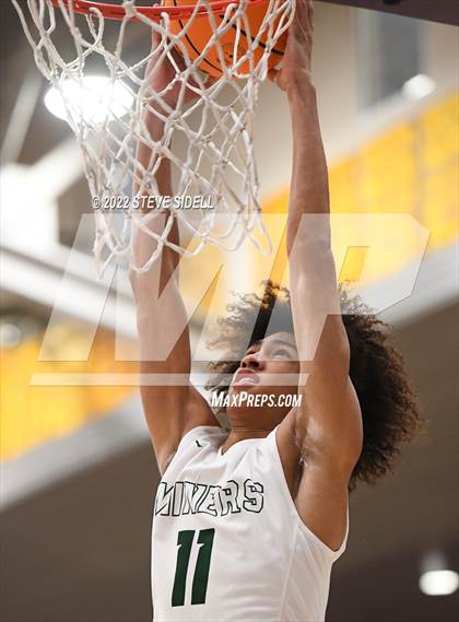 Thumbnail 3 in Clayton Valley Charter vs. Bishop Manogue (The Holiday Classic 2022) photogallery.