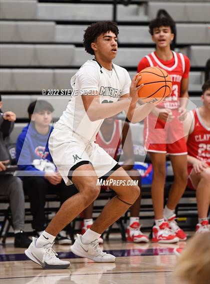 Thumbnail 1 in Clayton Valley Charter vs. Bishop Manogue (The Holiday Classic 2022) photogallery.