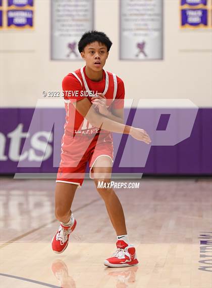 Thumbnail 1 in Clayton Valley Charter vs. Bishop Manogue (The Holiday Classic 2022) photogallery.