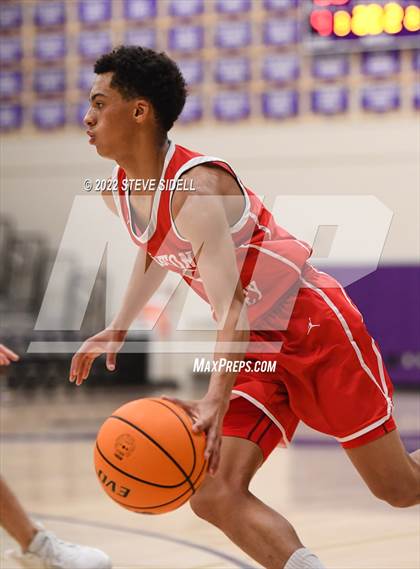 Thumbnail 2 in Clayton Valley Charter vs. Bishop Manogue (The Holiday Classic 2022) photogallery.