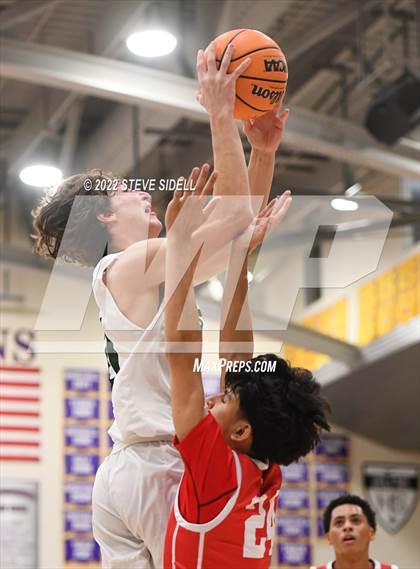 Thumbnail 3 in Clayton Valley Charter vs. Bishop Manogue (The Holiday Classic 2022) photogallery.
