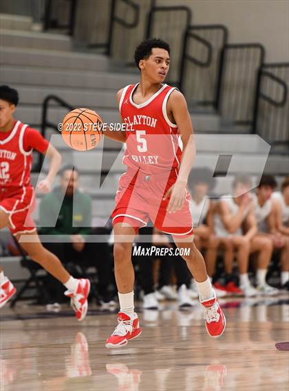 Thumbnail 2 in Clayton Valley Charter vs. Bishop Manogue (The Holiday Classic 2022) photogallery.