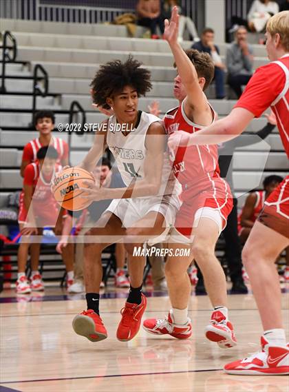 Thumbnail 1 in Clayton Valley Charter vs. Bishop Manogue (The Holiday Classic 2022) photogallery.
